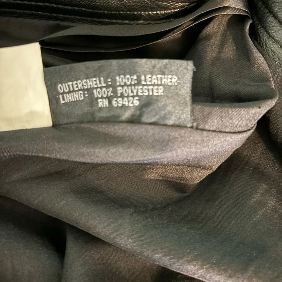 Wilsons Leather Black Faux Leather Straight Leg Trousers - Picture 6 of 11